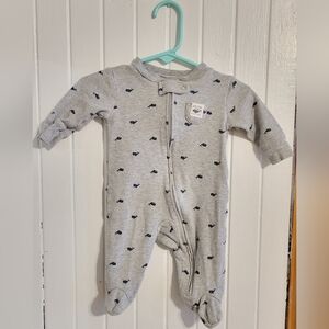 Carter's Whale Print Footie